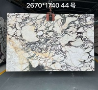Dalles de marbre blanc naturel Calacatta Viola Green pour revêtement mural et revêtement de sol