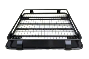 Portaequipajes Trasero y Barra de Techo de Acero HFTM para SUV, Compatible con Jeep Grand <span class=keywords><strong>Cherokee</strong></span> 2017, Capacidad de 300 kg, para Campismo al Aire Libre - Product Image 3