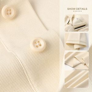 Polos de Golf de Manga Corta para Hombre, Verano, con Logotipo Personalizado, Diseño Sólido con Técnica de Bordado - Product Image 2