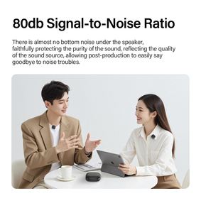 Ai Giảm Tiếng Ồn Không Dây Lavalier <span class=keywords><strong>Microphone</strong></span> Cardioid Dành Cho Phát Sóng Trực Tiếp Đài Phát Thanh Công Nghệ Mới Từ Micro - Product Image 6