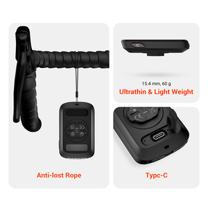 Computadora para Bicicleta con GPS Coospo CS300, Transmisión Inalámbrica, Batería de Larga Duración - Product Image 6