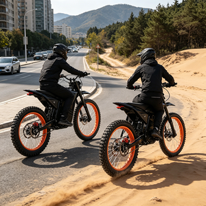 Vélo électrique <span class=keywords><strong>tout</strong></span>-<span class=keywords><strong>terrain</strong></span> professionnel 8000W de puissance de pointe à moteur central pour adultes, idéal pour l'escalade en montagne et le plaisir sur terrains difficiles. - Product Image 1