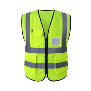 Likai Mesh Reflective Safety Vest Xl With Pockets Custom Logo Construction Traffic Use - Product Image 5
