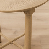 Table basse rétro Wabi-Sabi Country américaine Console d'angle en bois massif pour hôtel appartement salon Tables console
