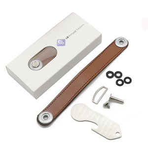 CompactFolding Pocket Key Holder Organizer Acrylic Rubber LED Anime Fan Gift Key OrganizerKeychain <strong>Leather</strong> <strong>Keyring</strong> - Product Image 6