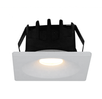 Mini spot carré encastré à led 24v 1w 2w 3w, spot de mise au point pour armoire, blanc chaud haute cri95