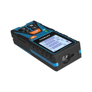 شريط قياس ليزري أحمر 60 متر، جهاز تحديد المدى وقياس المسافات مع مستوى أفقي - Product Image 2