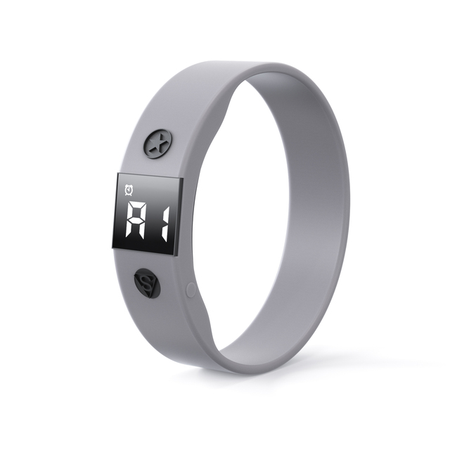 New UN201 Vibrating Alarm Watch Timer Bracelet Soft Custom Silicone Bracelet