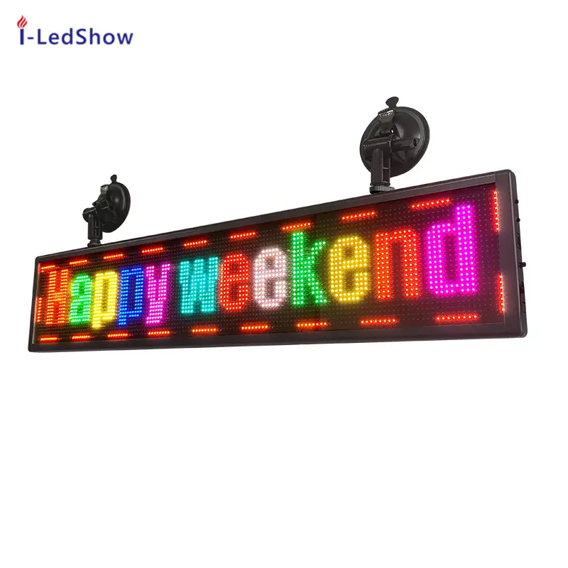 led taxi display sign for car rear window led screen car accessories led light window display