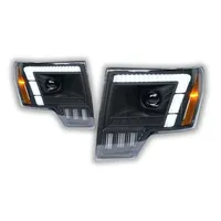 Phares de voiture à haut lumen 6000K pour Ford F150 2009-2014, 12V, boîtier étanche en ABS, Plug+Play, éclairage automobile