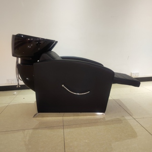 Kisen venta al por mayor moderna silla de champú de peluquería Silla de champú de salón lavabo negro cabello salón de belleza champú lavar sillas de pelo para <span class=keywords><strong>salr</strong></span> - Product Image 5