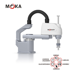 MOKA Meilleur <span class=keywords><strong>Prix</strong></span> Performance Haute Précision 4 Axes <span class=keywords><strong>Scara</strong></span> <span class=keywords><strong>Robot</strong></span> Manipulation Assemblage Bras Robotique - Product Image 3