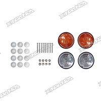 Pour Jimny Suzuki Little D Defender calandre avec lampe pour Suzuki Jimny Sierra JB74 JB64 2024 2023 2022 2021Grille Badge