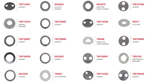 Nouvelles pièces de machines agricoles AGCO MF2270 pour 65509 FLAT MAT pour presse à balles Garantie 1 an - Product Image 2