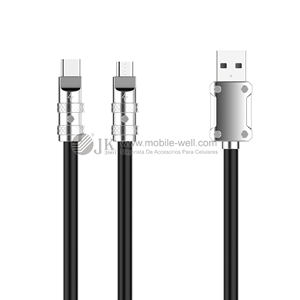 Somostel อุปกรณ์เสริมและชิ้นส่วนที่ใช้กันทั่วไป OD6.0ความยืดหยุ่นสูง TPE สายชาร์จเร็ว2.4A สายเคเบิลโทรศัพท์มือถือสำหรับ <span class=keywords><strong>Iphone</strong></span> - Product Image 6