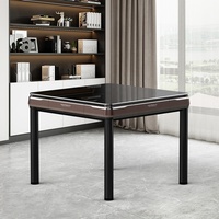 Table de Mahjong Moderne Entièrement Automatique et Pliable avec Compteur de Tuiles Électrique, Machine à Tri de Tuiles pour Usage Domestique, en Plastique