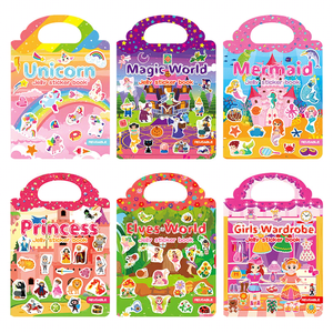 Pegatinas de Gelatina Personalizables y Reutilizables, Versión Árabe, Libro de Pegatinas de Gelatina, Juguete Educativo de Papel para Jugar - Product Image 4