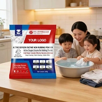 Poudre à lessiver bio hautement active et écologique pour bébés, pour machine à laver automatique, nettoyage et détartrage, vente en gros depuis l'usine chinoise