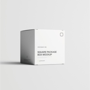 Customizable logo white card ear coffee box