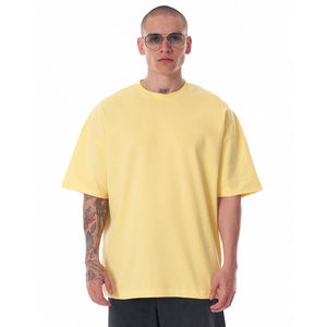 Camiseta Extra Grande 100% Algodón para Hombre, Corte Holgado, Lisa, para Impresión, Cuello Redondo, Blanca, Calidad Premium, Transpirable - Product Image 1