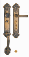 Serrure de porte carrée en acier inoxydable, haute sécurité, durable, langue carrée externe, style européen, serrure cylindre de porte, 1 pièce
