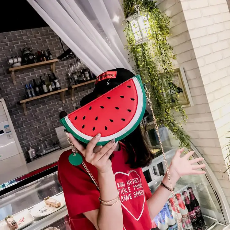 Fabrik preis Neueste Wassermelone frucht Kid Geldbörse Kleiner Reiß verschluss Mode Münz geldbörse Frauen Wassermelone Geldbörsen