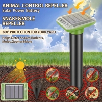 Répulsif solaire à ultrasons anti-taupes et anti-serpents Saijzek OEM Factory, répulsif solaire pour extérieur, ferme