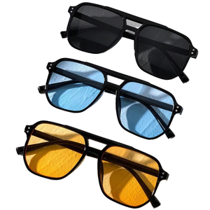 2026 New Trend UV400 PC <b>Large</b> Frame Square <b>Sunglasses</b> Custom Logo Designer Fashion Brands for Comfortable Use by <b>Men</b> and Women - Product Image 1