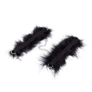 OEM toptan yetişkinler için altın zincir tüy esaret dişli ile BDSM alternatif oyuncaklar kelepçe çiftler Nopty kısıtlama pranga - Product Image 6