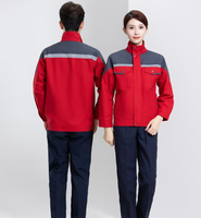 Tenue de travail unisexe en coton brodé sur mesure – Ensemble respirant et résistant à l'usure à manches longues pour l'été, idéal pour la construction et la réparation automobile