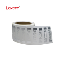 Laxcen | Étiquette RFID UHF personnalisable 860-960 MHz à longue portée avec puce U8 U9 pour le suivi logistique, la vente au détail et les cartes de contrôle d'accès