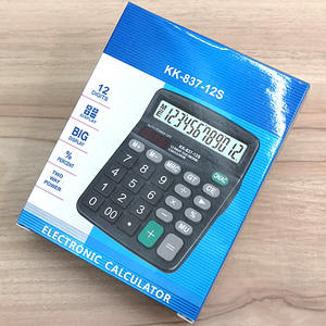 Calculadora Científica de Escritorio con Pantalla LCD Grande y Botones Sensibles, 12 Dígitos, Energía Solar y de Batería, Doble Alimentación - Product Image 2