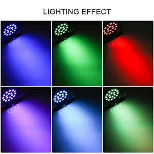 18X18W LED Par Light RGBW 4in1 5in1 6in1 Flat Die-Cast Aluminio Stage Light para hoteles Disco DJ Aplicación - Product Image 6