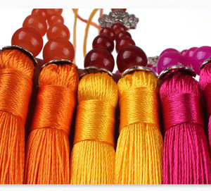 Borla de poliéster de alta calidad <span class=keywords><strong>para</strong></span> cortina, joyería, <span class=keywords><strong>muebles</strong></span>, textiles <span class=keywords><strong>para</strong></span> el hogar, teléfono móvil y decoración de prendas de vestir, venta al por mayor - Product Image 2