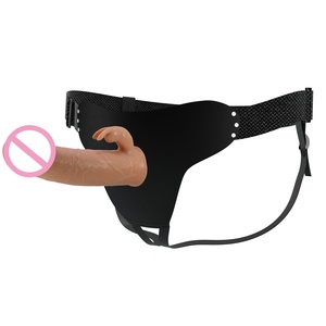 BAILE Umweltfreundlicher Weicher Hohler <span class=keywords><strong>Dildo</strong></span> mit Gürtel Strap-on Hülle Vergrößernd und Stark für Männer Sexspielzeug - Product Image 2