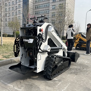Mini chargeuse compacte diesel 25 ch 4 1 godet Nouvelles machines de construction et d'ingénierie Chargeur frontal approuvé CE EPA Eaton Hengli - Product Image 4