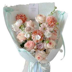 Papel plisado para embalaje de flores, papel con textura plisada, material de embalaje para ramos, papel para regalos y manualidades. - Product Image 3