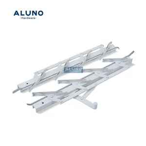 Aluno SF-600高光泽固定窗4英寸铝制马桶配件窗百叶窗框架