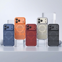 Coque de téléphone antichoc en PC pour iPhone 17 Pro Max, 5 couleurs, magnétique, dissipation thermique, vente en gros
