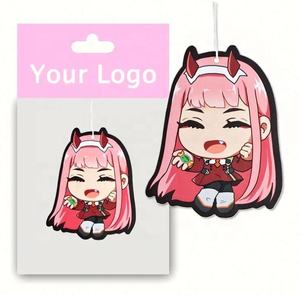 Promocional al por mayor barato personalizado de larga duración aromas coche ambientador papel colgante ambientador coche logotipo personalizado - Product Image 5