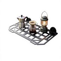 Mesa Lateral Magnética para Autos SUV y Camionetas, Estante Plegable Portátil de Aluminio para Viajes por Tierra, Picnic, Camping y Cocina Todoterreno