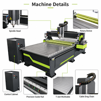 Routeur CNC 1325 4x8 pieds 3 axes pour la gravure sur bois, découpe de MDF, contreplaqué et meubles en bois massif