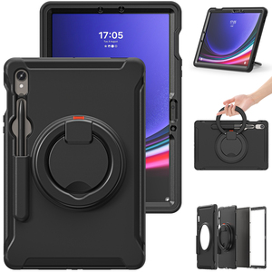 เคสฝาครอบแท็บเล็ต TPU หมุนได้360 S9 <span class=keywords><strong>S8</strong></span>แท็บ <span class=keywords><strong>Samsung</strong></span> <span class=keywords><strong>Galaxy</strong></span> เคสสีชมพูกันกระแทกพร้อมที่ใส่ปากกา - Product Image 5