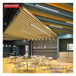 Commercial Building Decorative Metal Aluminum Ceilling Decoration 3 D Artistic Molding Easier Installation Aluminum Ceilings