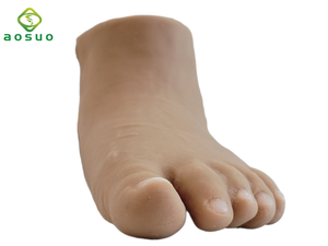 Fisioterapia dispositivos médicos <span class=keywords><strong>Cass</strong></span> I pierna prótesis Pie de silicona, pie artificial de silicona cosmética para personas discapacitadas - Product Image 2