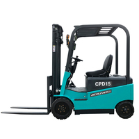 Chariot élévateur électrique 2 tonnes 5m trois mâts de levage libre chariot élévateur à palette électrique complet support personnalisation avec levage latéral