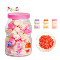 Hot Sale Strawberry Flavour Mini Chewy Candy Super Cute Yogurt Bottle Shape Pack Soft Natural Fruit Flavoured Chews for Kids