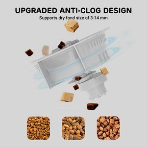 Ensemble 2 en 1 WiFi 5G/2.4GHz, distributeur automatique de nourriture et d'eau pour animaux de compagnie, grande capacité de 300 oz pour 2 semaines, parfait pour les parents qui travaillent - Product Image 4