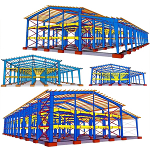 Structure en acier modulaire à prix avantageux pour la construction de bâtiments métalliques préfabriqués et d'entrepôts industriels - Product Image 5