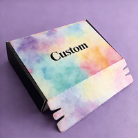 Caja de papel kraft mediana con cierre de cremallera TongKun OEM Direct para cosméticos, lápiz labial y regalos.